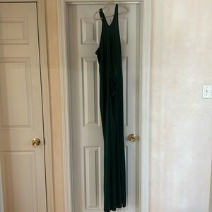 Emerald green dress